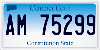 CT license plate AM75299