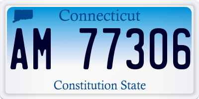 CT license plate AM77306
