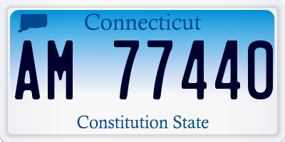CT license plate AM77440