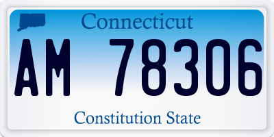 CT license plate AM78306