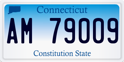 CT license plate AM79009