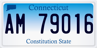 CT license plate AM79016