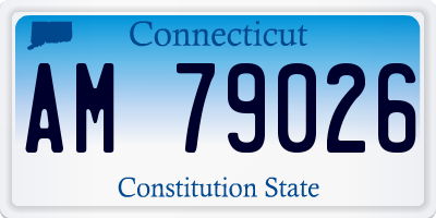 CT license plate AM79026