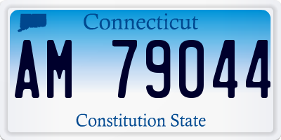 CT license plate AM79044