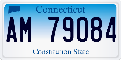 CT license plate AM79084