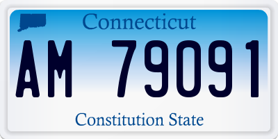 CT license plate AM79091