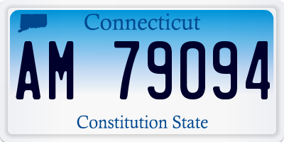 CT license plate AM79094