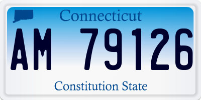 CT license plate AM79126