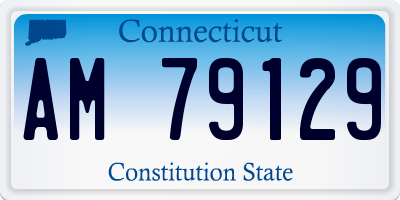 CT license plate AM79129