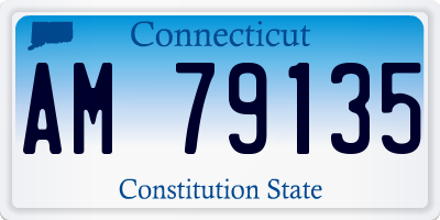 CT license plate AM79135