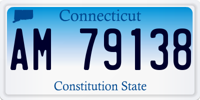 CT license plate AM79138