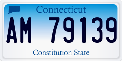 CT license plate AM79139