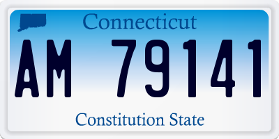 CT license plate AM79141
