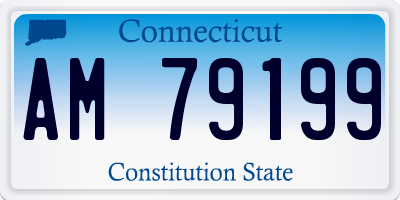 CT license plate AM79199