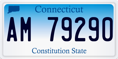 CT license plate AM79290