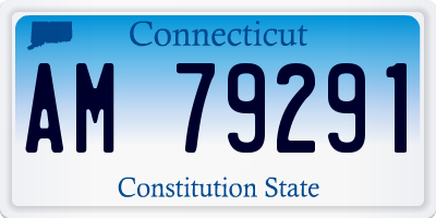 CT license plate AM79291