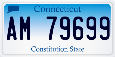 CT license plate AM79699