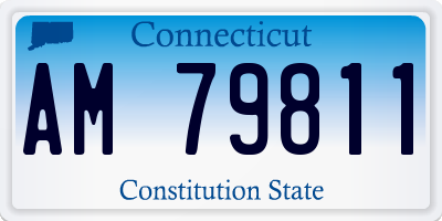 CT license plate AM79811