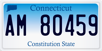 CT license plate AM80459