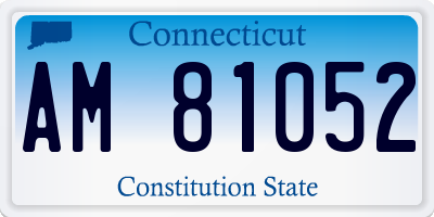 CT license plate AM81052