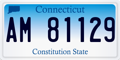 CT license plate AM81129