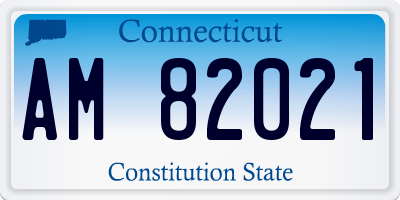 CT license plate AM82021