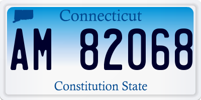 CT license plate AM82068