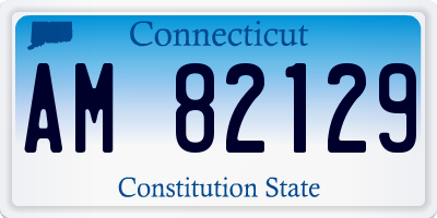 CT license plate AM82129