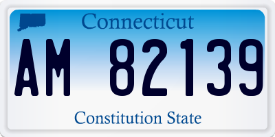 CT license plate AM82139