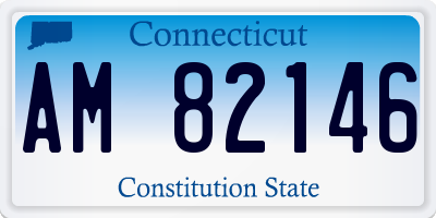 CT license plate AM82146