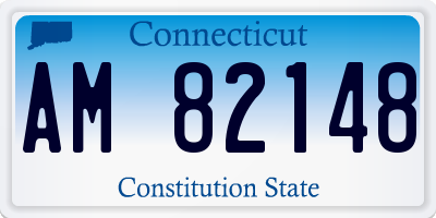 CT license plate AM82148