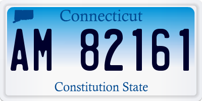 CT license plate AM82161