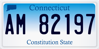 CT license plate AM82197