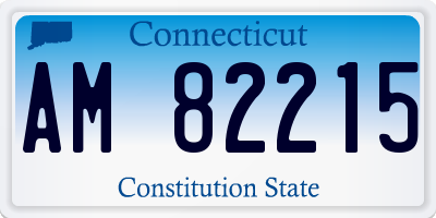 CT license plate AM82215