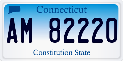 CT license plate AM82220