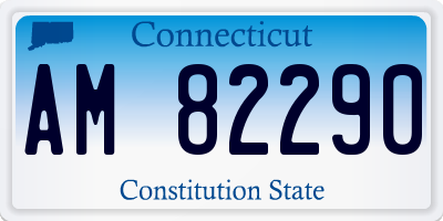 CT license plate AM82290