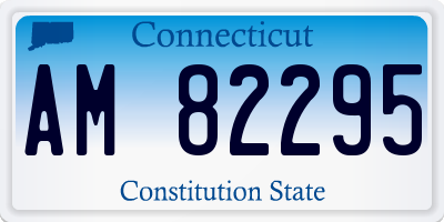 CT license plate AM82295