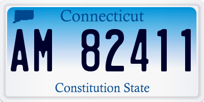 CT license plate AM82411