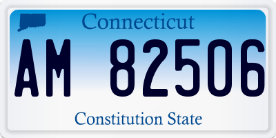 CT license plate AM82506