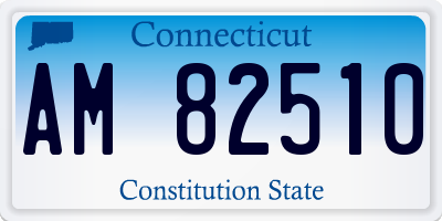 CT license plate AM82510