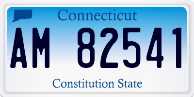 CT license plate AM82541