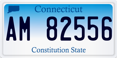 CT license plate AM82556