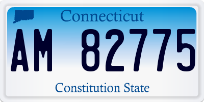 CT license plate AM82775