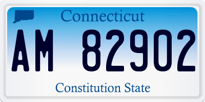 CT license plate AM82902