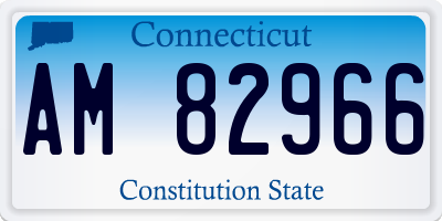 CT license plate AM82966