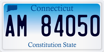 CT license plate AM84050