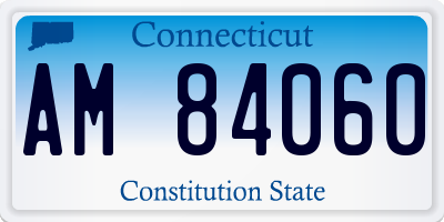 CT license plate AM84060