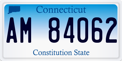 CT license plate AM84062