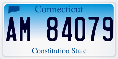 CT license plate AM84079