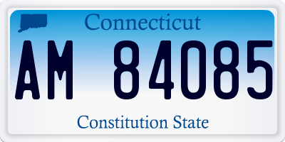 CT license plate AM84085